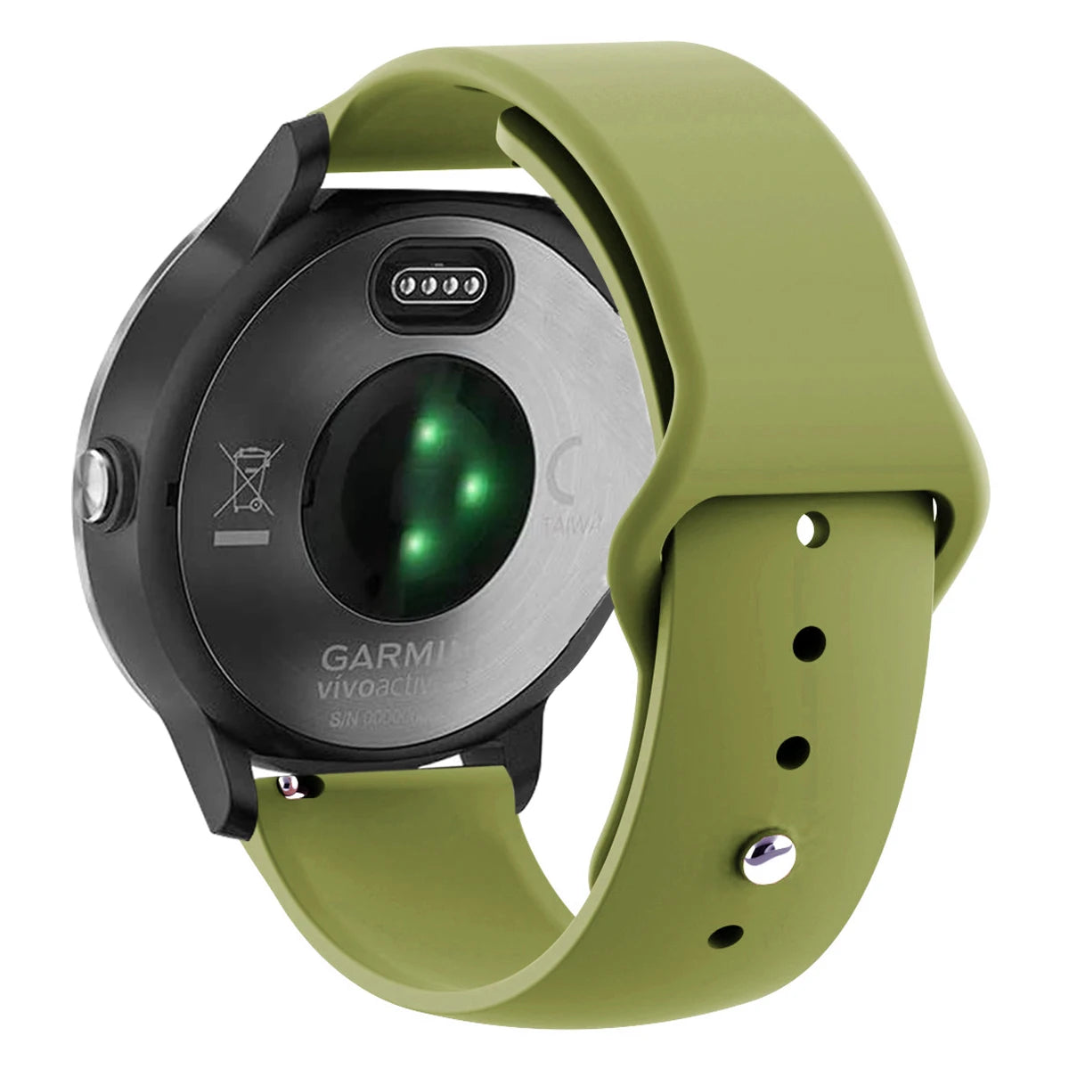 Silicone Sport Strap for Garmin Vivoactive, Venu & Forerunner