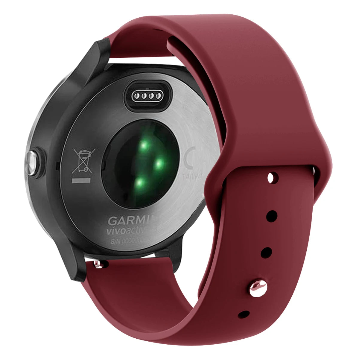 Silicone Sport Strap for Garmin Vivoactive, Venu & Forerunner