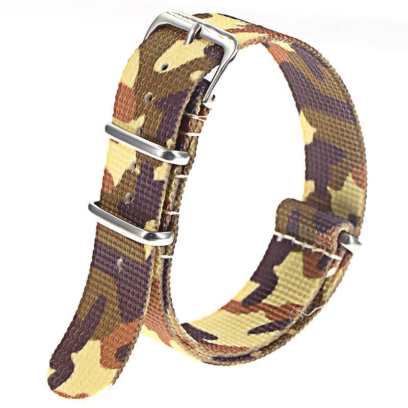 Camouflage Nylon Strap - watchband.direct