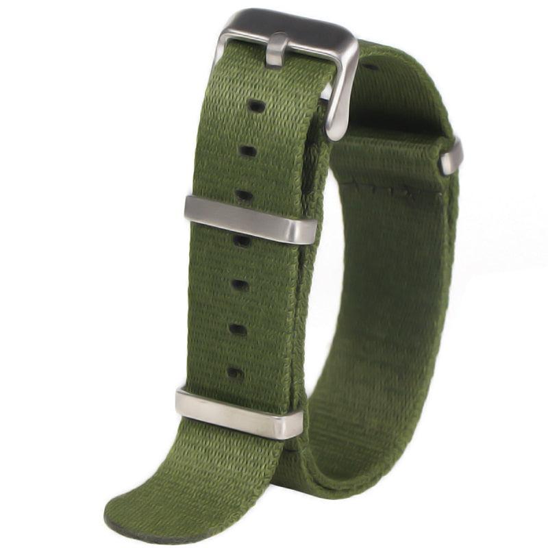 Striped Nylon Belt Watchband - watchband.direct