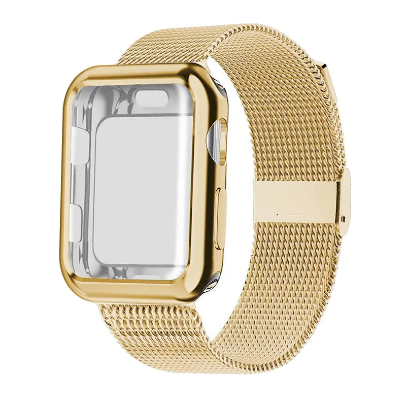 Case and Milanese Loop Strap for Apple Watch - watchband.direct