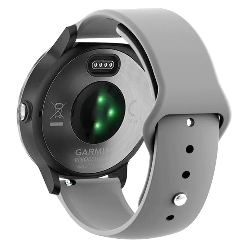 Silicone Sport Strap for Garmin Vivoactive, Venu & Forerunner