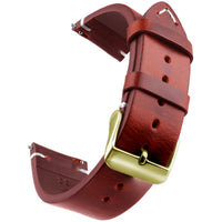 Thumbnail for Wax Genuine Leather Quick Release Watch Strap