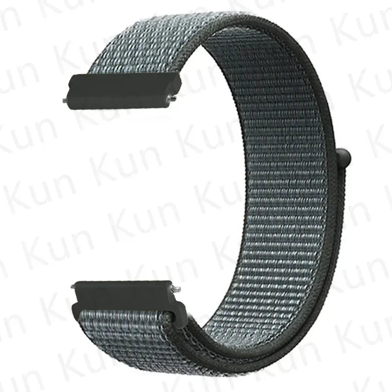 Nylon Loop Sport Bracelet for Samsung Galaxy Watch & Huawei GT