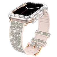 Thumbnail for Silicone Diamond Leather Strap for Apple Watch - watchband.direct