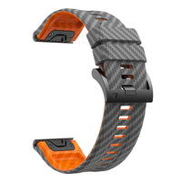 Thumbnail for QuickFit Carbon Fiber Texture Silicone Strap for Garmin Fenix & Epix