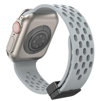 Thumbnail for Magnetic Buckle Perforated Silicone Bracelet for Apple Watch - watchband.direct