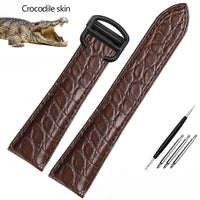 Thumbnail for Crocodile Leather Watchband for Cartier Watches - watchband.direct