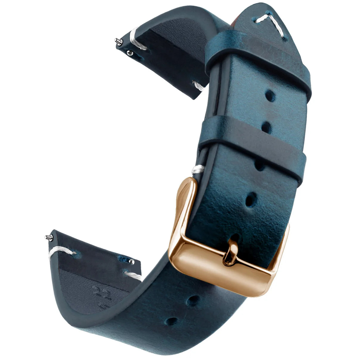 Wax Genuine Leather Quick Release Watch Strap