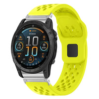 Thumbnail for QuickFit Silicone Sport Strap for Garmin Fenix, Tactix & Forerunner
