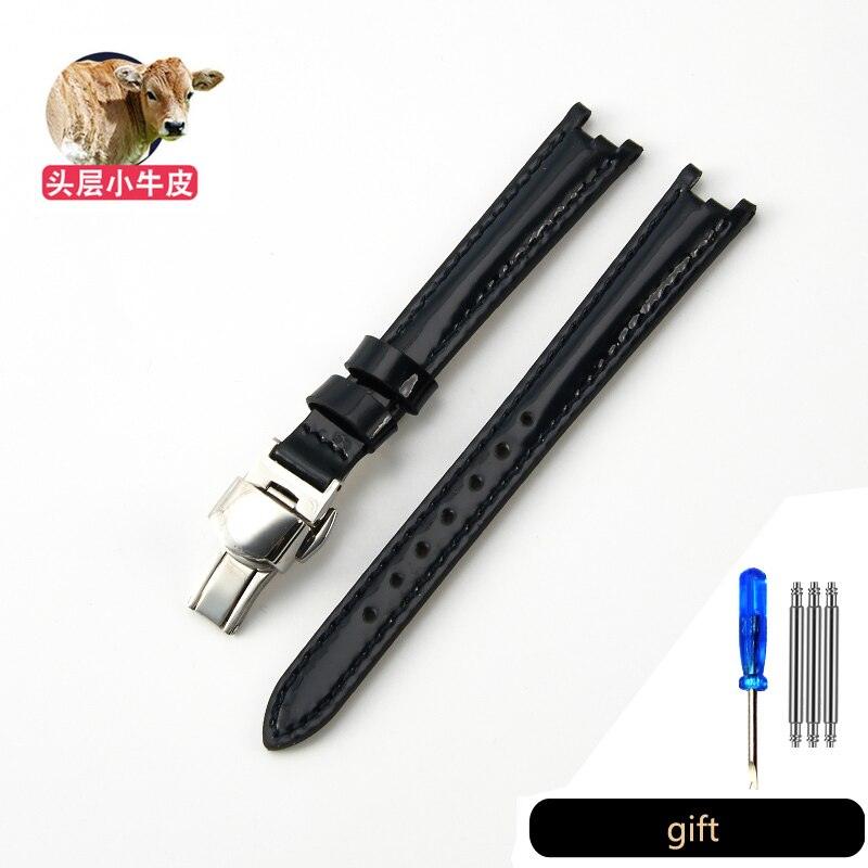 Bamboo Pattern Leather Watch Strap for Tissot Watches - watchband.direct