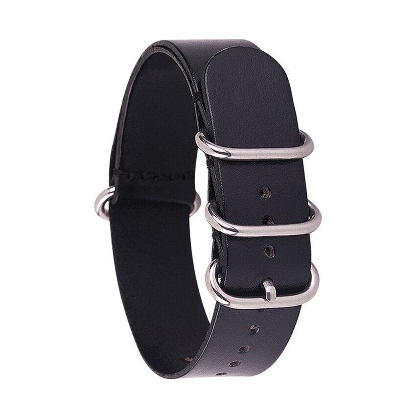Vintage Leather Zulu Strap - watchband.direct