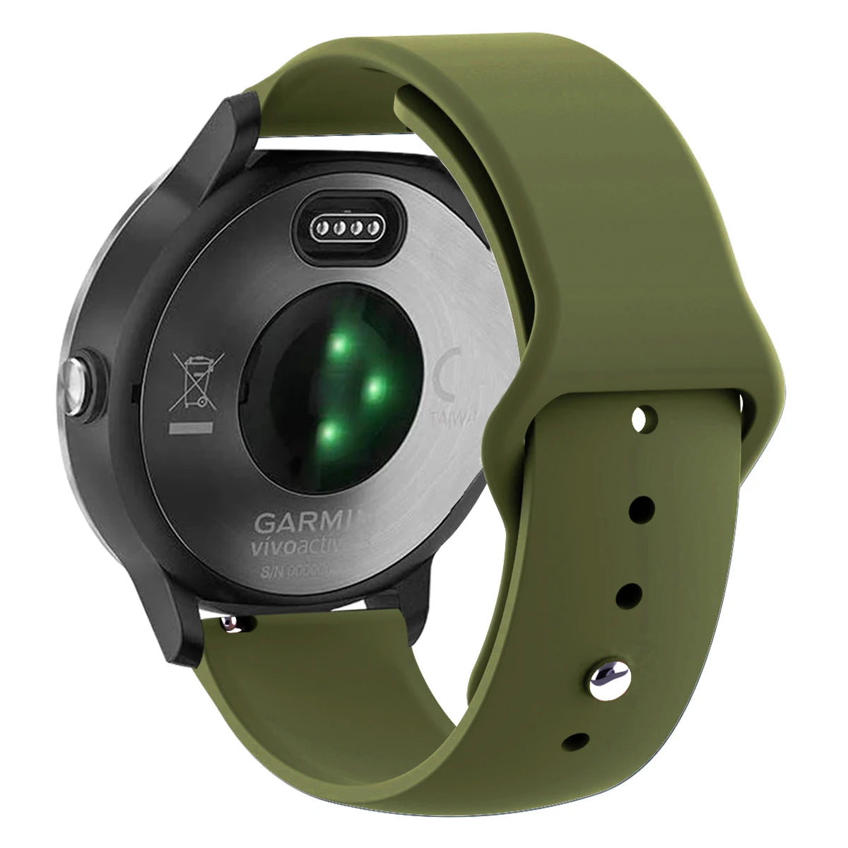 Silicone Sport Strap for Garmin Vivoactive, Venu & Forerunner