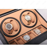 Thumbnail for PU 4+6 Slot Watch Winder for Automatic Watches - watchband.direct