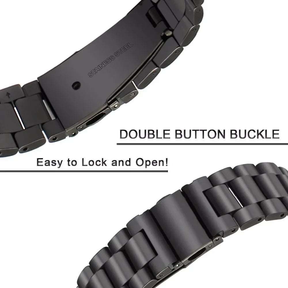 Stainless Steel Bracelet for Samsung Galaxy Watch & Huawei GT
