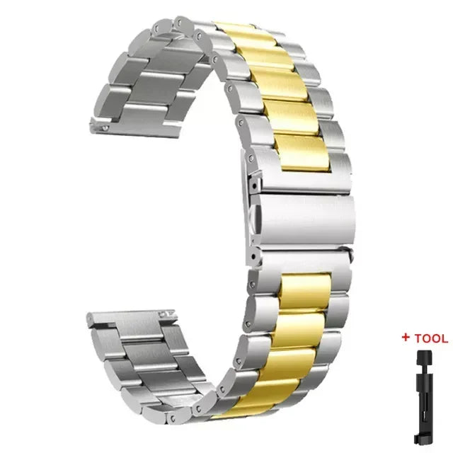 Stainless Steel Bracelet for Samsung Galaxy Watch & Huawei GT