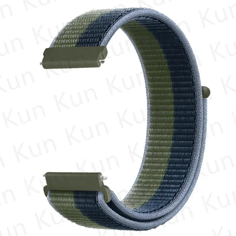 Nylon Loop Sport Bracelet for Samsung Galaxy Watch & Huawei GT
