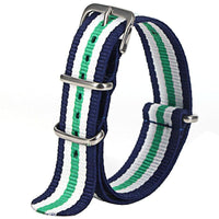 Thumbnail for Classic MultiColor Nylon Seatbelt Strap - watchband.direct