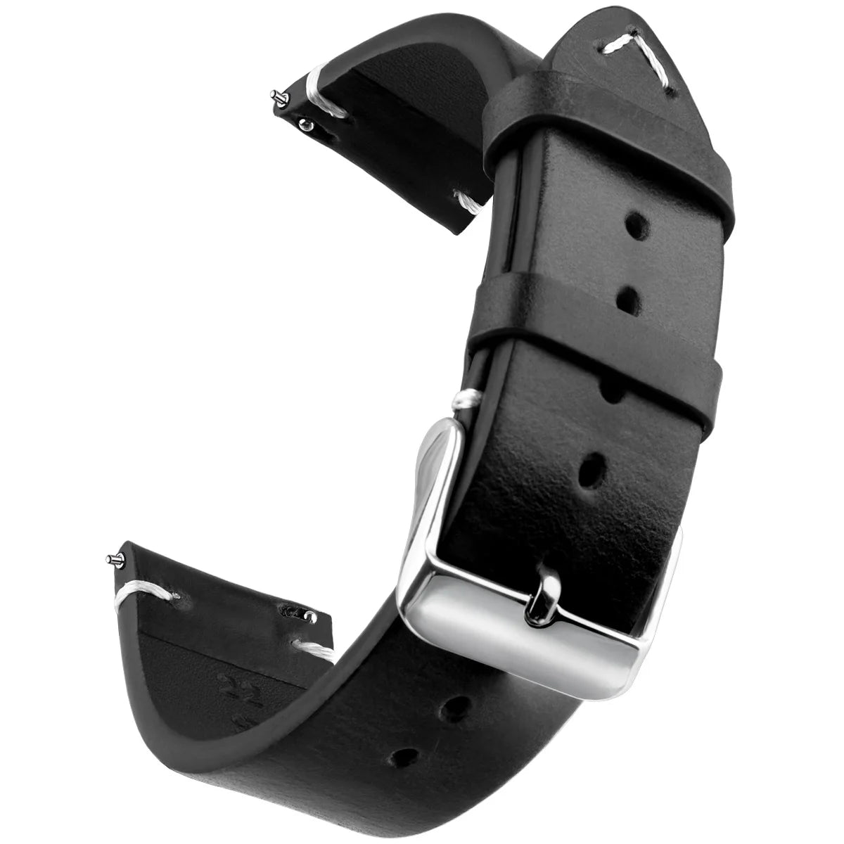 Wax Genuine Leather Quick Release Watch Strap