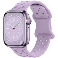Thumbnail for Braided Pattern Silicone Band for Apple Watch - watchband.direct