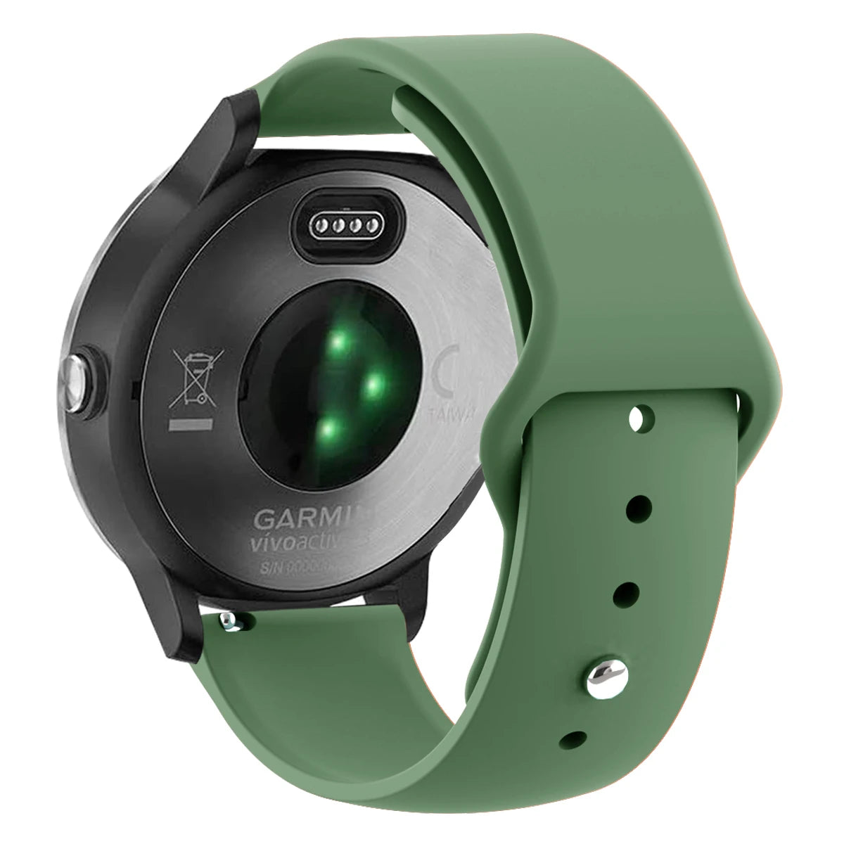 Silicone Sport Strap for Garmin Vivoactive, Venu & Forerunner