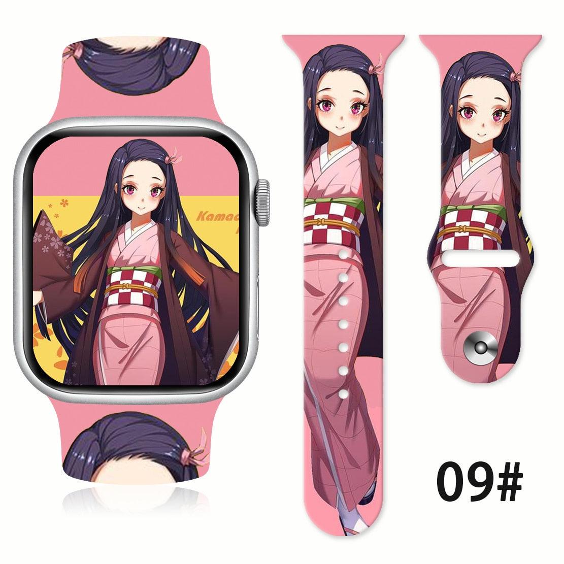 Anime Roles Silicone Strap for Apple Watch - watchband.direct