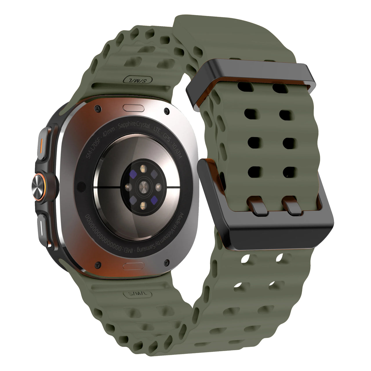 Marine Silicone Strap for Samsung Galaxy Watch Ultra