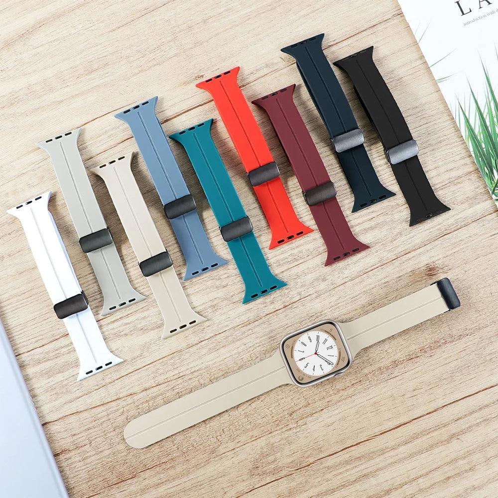 Plain Magnetic Strap for Apple Watch Series