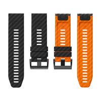 Thumbnail for QuickFit Carbon Fiber Texture Silicone Strap for Garmin Fenix & Epix