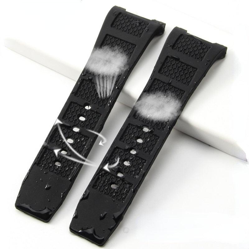 Notch Rubber Watch Strap for IWC Engineer - watchband.direct