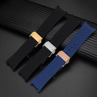Thumbnail for Notch Silicone Rubber Sports Watch Band for Ferragamo F-80 - watchband.direct