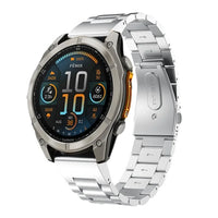 Thumbnail for Quick-Release Stainless Steel Bracelet for Garmin Fenix & Tactix