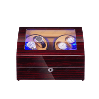 Thumbnail for 4-Slot Boxed Watch Winder for Automatic Watches - watchband.direct