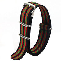 Thumbnail for Classic MultiColor Nylon Seatbelt Strap - watchband.direct