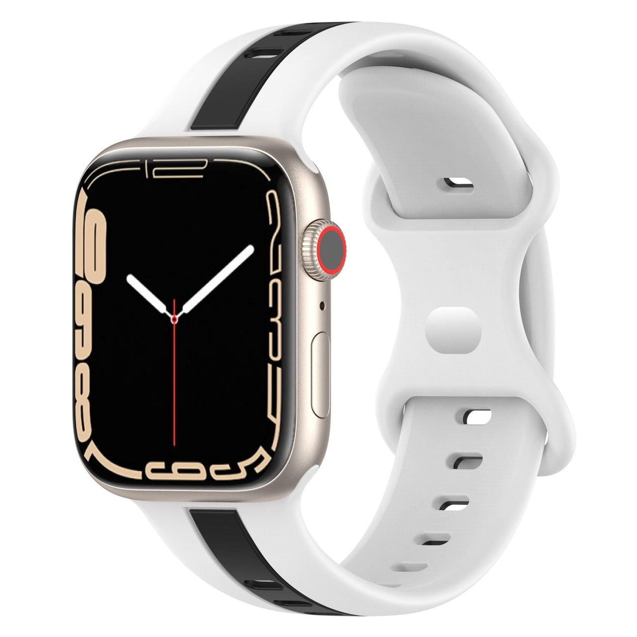 Striped Silicone Bracelet for Apple Watch - watchband.direct