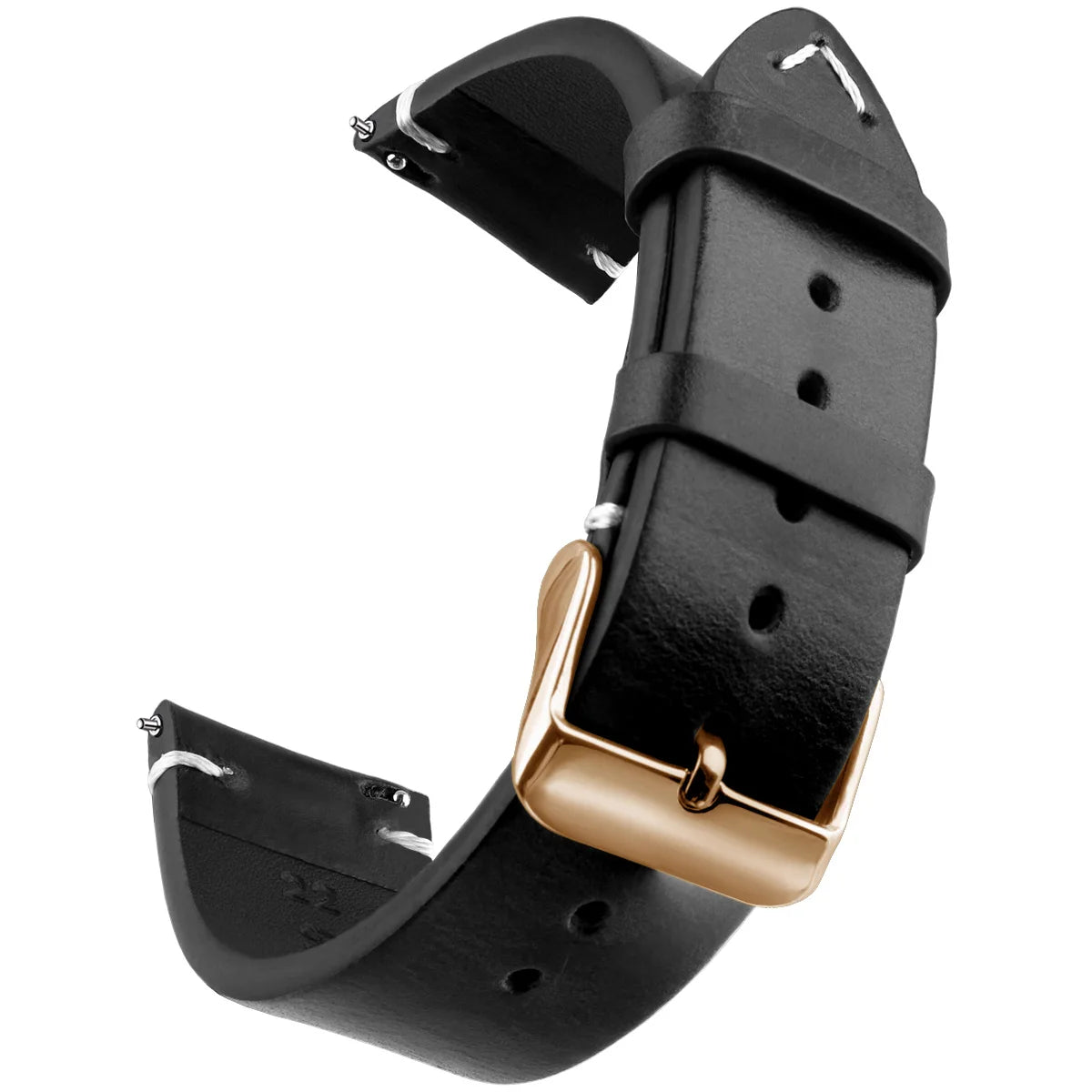 Wax Genuine Leather Quick Release Watch Strap