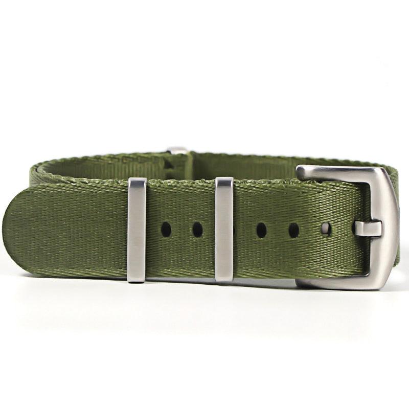 Herringbone Seatbelt Watch Strap - watchband.direct