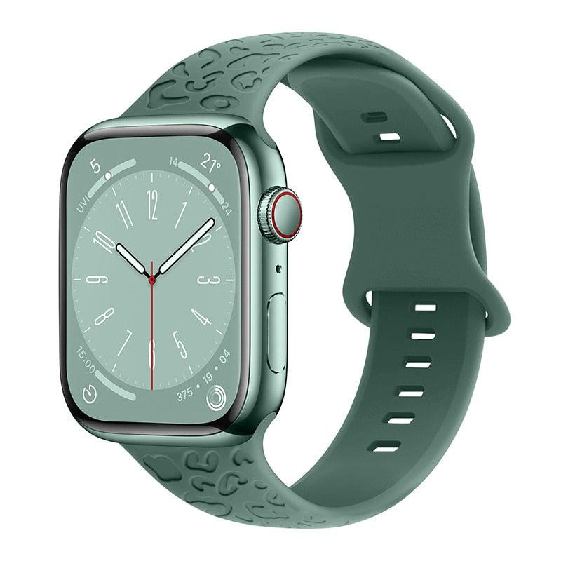 Braided Pattern Silicone Band for Apple Watch - watchband.direct