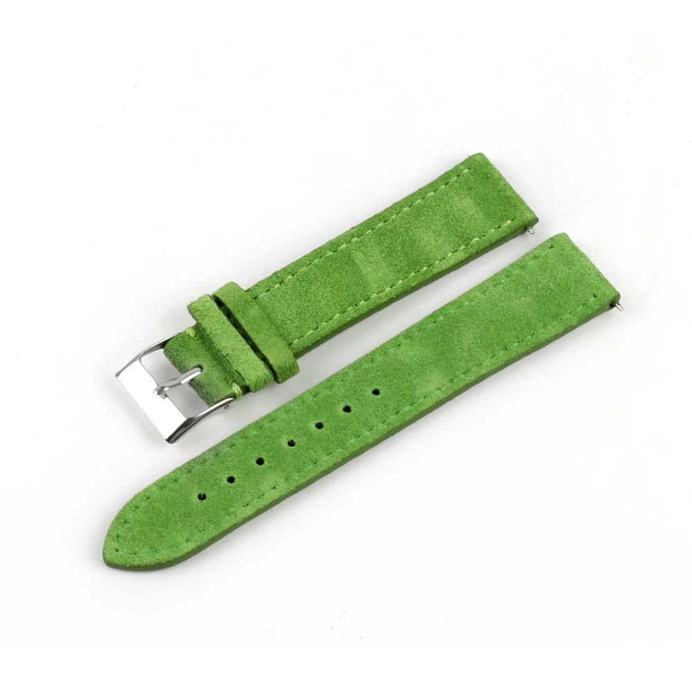 Vintage Suede Leather Watch Strap