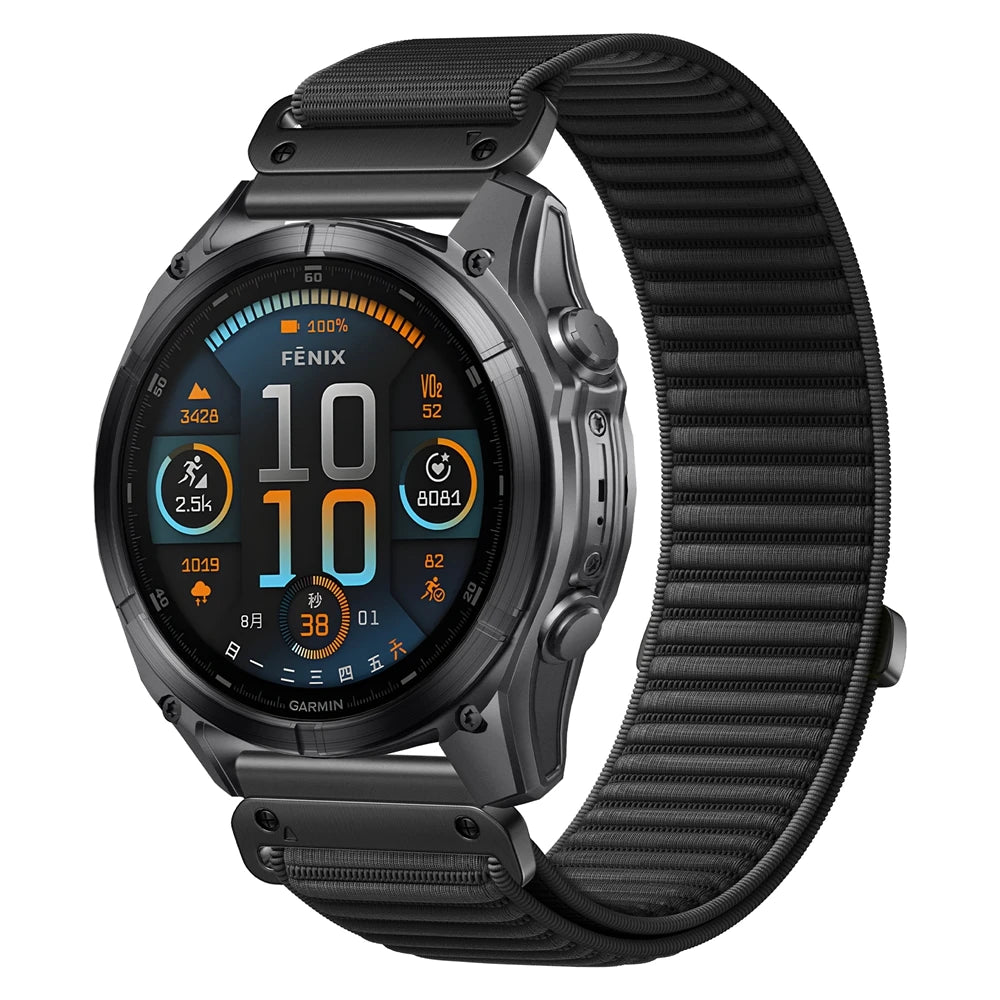 QuickFit Sport Nylon Strap for Garmin Fenix, Epix & Enduro