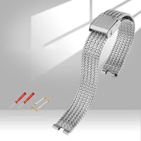 Thumbnail for Notched Concave Stainless Steel Bracelet for Cartier Pasha - watchband.direct