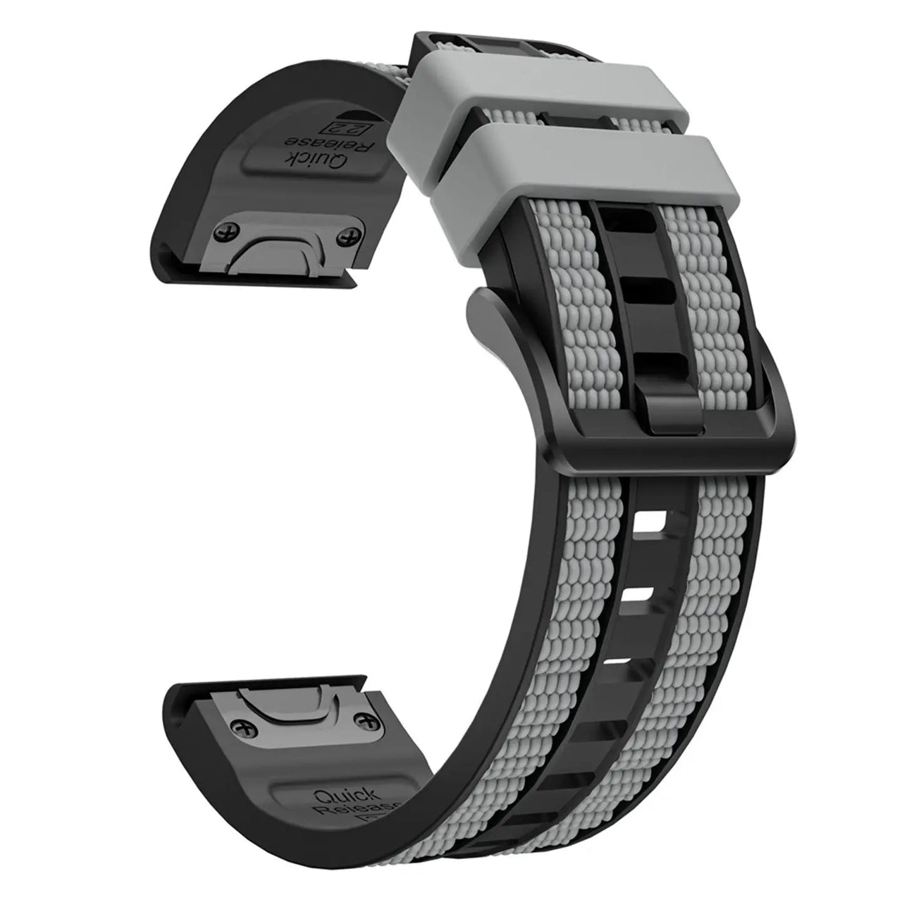 QuickFit Breathable Silicone Strap for Garmin Fenix, Venu & Tactix