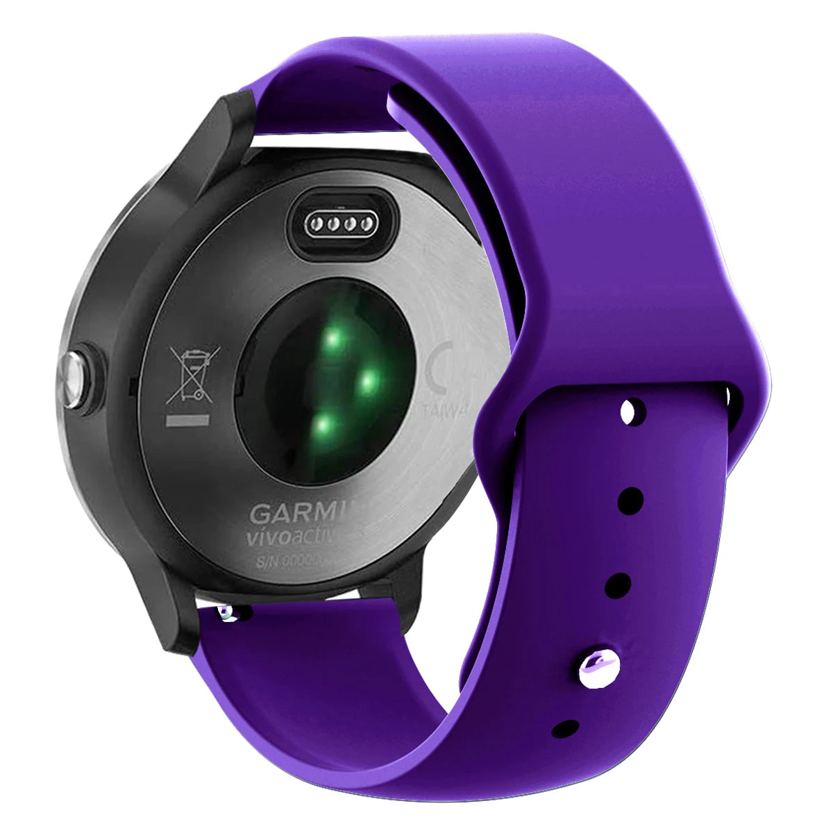 Silicone Sport Strap for Garmin Vivoactive, Venu & Forerunner