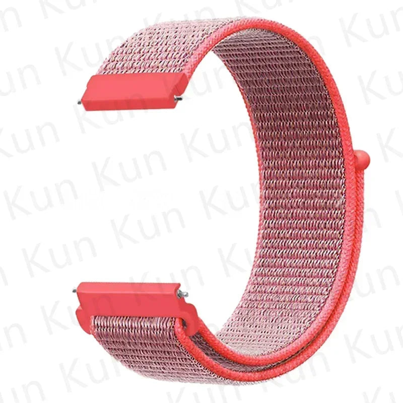 Nylon Loop Sport Bracelet for Samsung Galaxy Watch & Huawei GT
