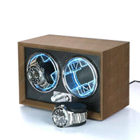Thumbnail for Double Wodden Watch Winder for Automatic Watches - watchband.direct