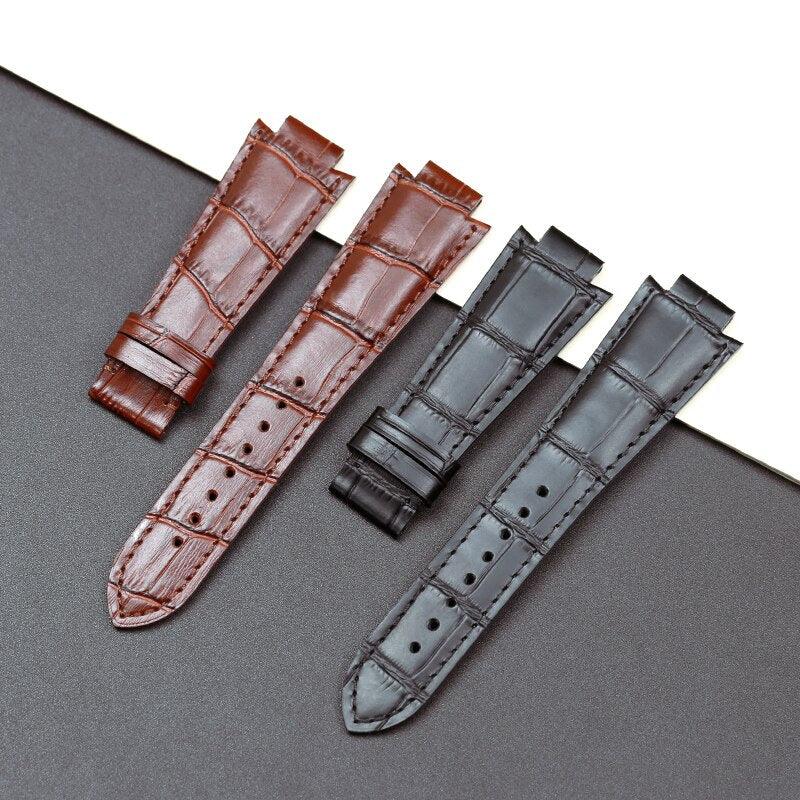 Genuine Cow Leather Watch Band for Tissot T60 - watchband.direct