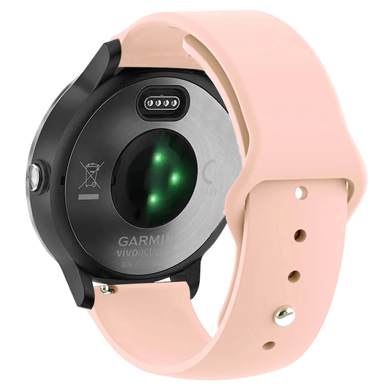Silicone Sport Strap for Garmin Vivoactive, Venu & Forerunner