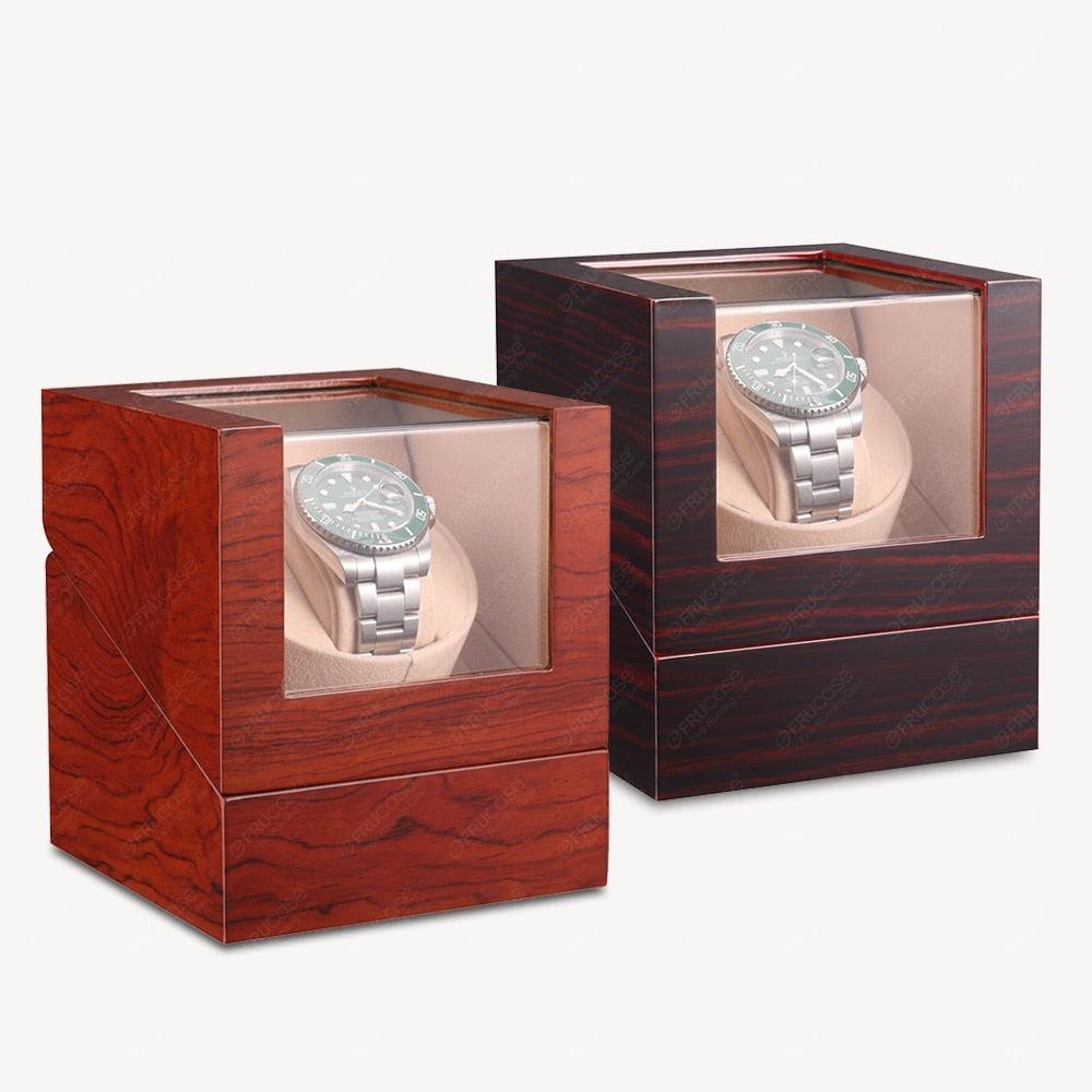 USB Powered Wooden Watch Winder for Automatic Watches - watchband.direct