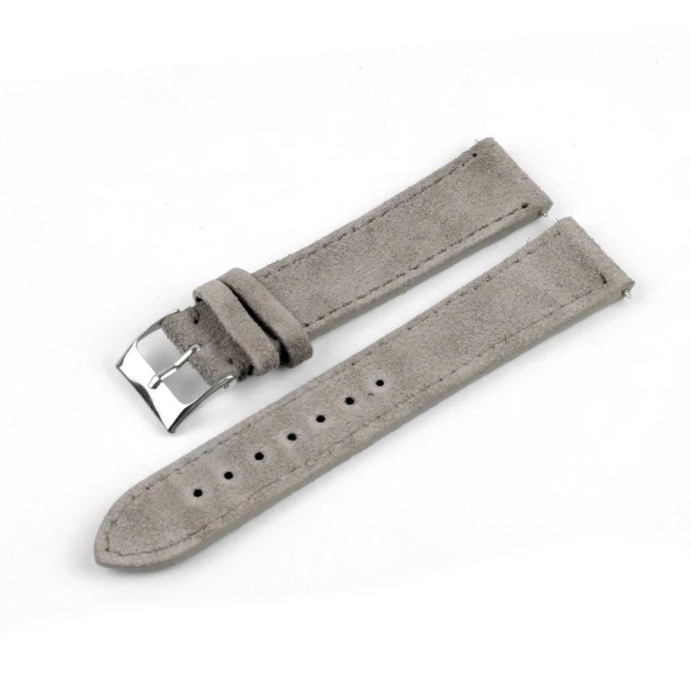 Vintage Suede Leather Watch Strap