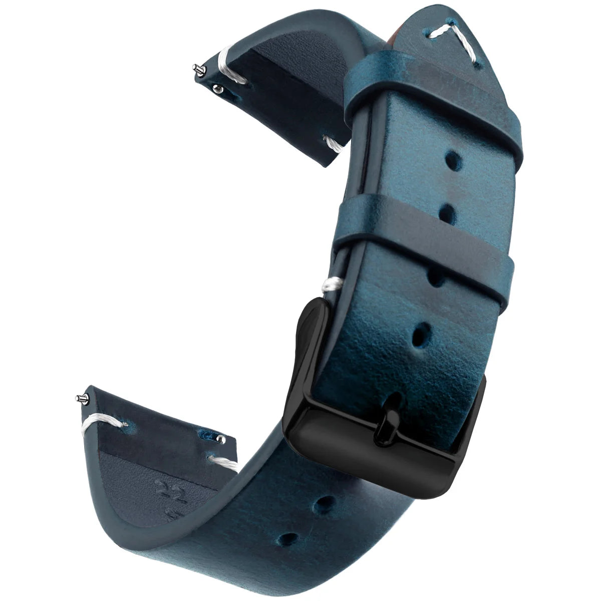 Wax Genuine Leather Quick Release Watch Strap